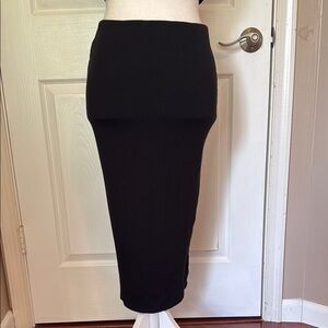 Audrey Black Pencil Skirt
